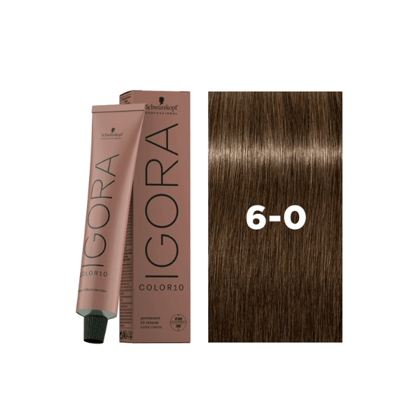 Coloration permanente Igora Color 10 6-0