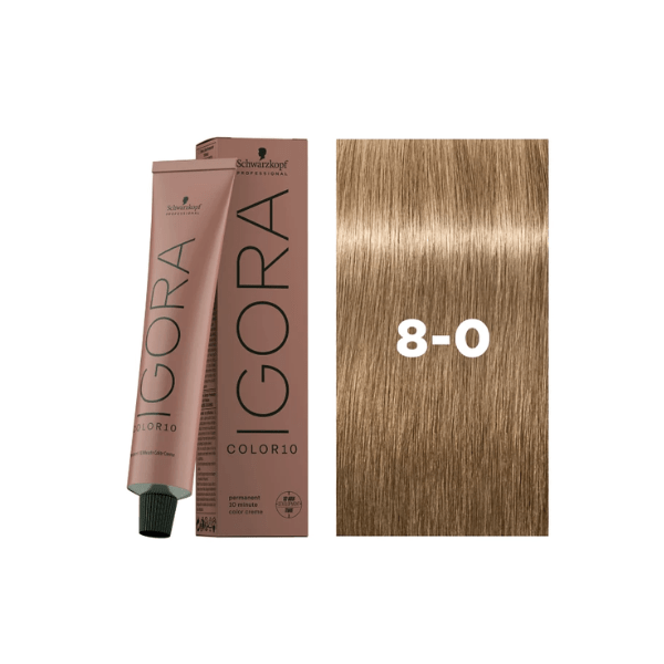 Coloration permanente Igora Color 10 8-0