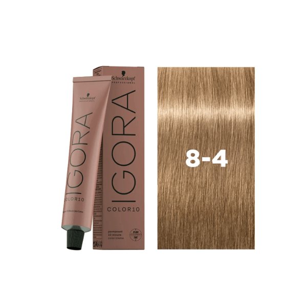 Coloration permanente Igora Color 10 8-4