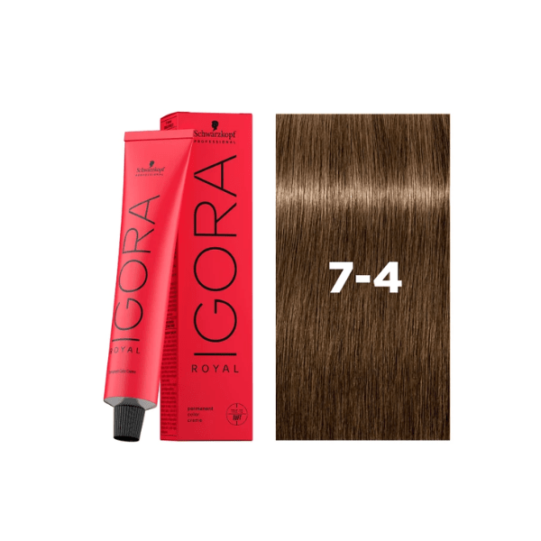 Coloration permanente Igora Royal 7-4