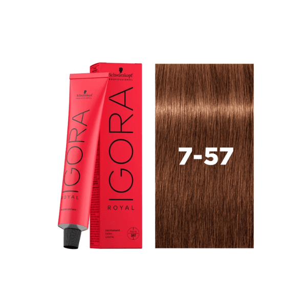 Coloration permanente Igora Royal 7-57