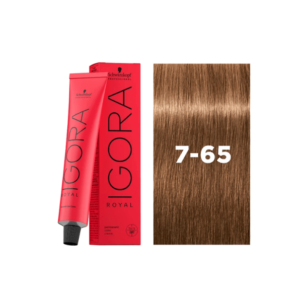 Coloration permanente Igora Royal 7-65