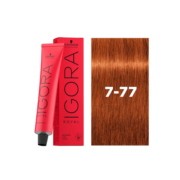 Coloration permanente Igora Royal 7-77