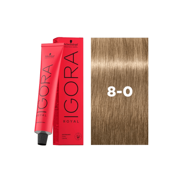 Coloration permanente Igora Royal 8-0