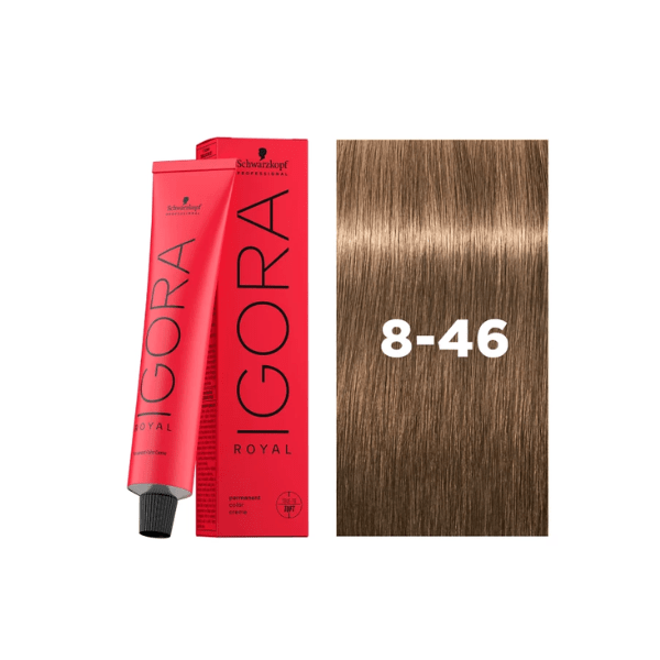 Coloration permanente Igora Royal 8-46