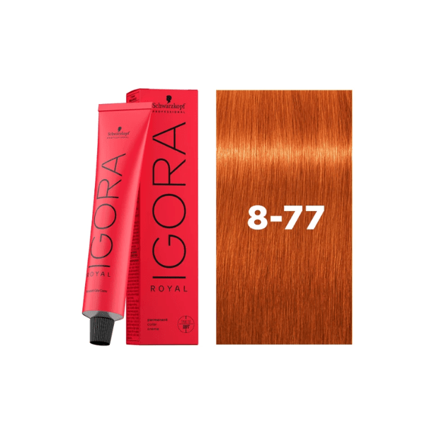 Coloration permanente Igora Royal 8-77