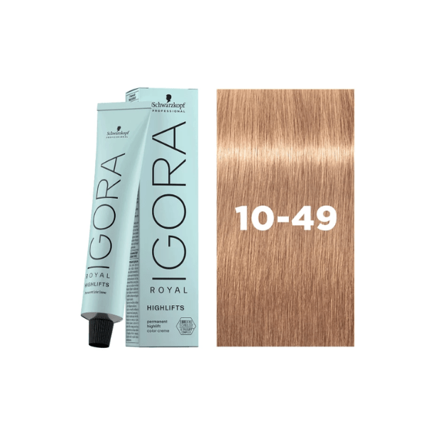Coloration permanente Igora Royal Highlifts 10-49