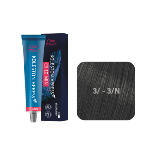 Coloration Permanente Koleston Xpress - Wella 3/ - 3/N