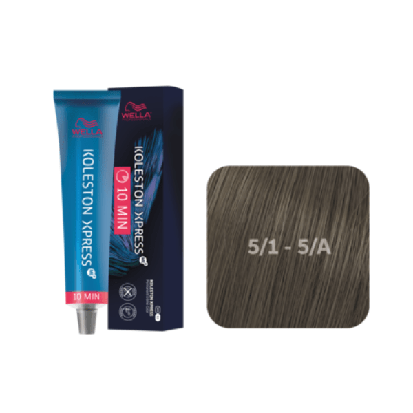 Coloration Permanente Koleston Xpress - Wella 5/1 - 5/A