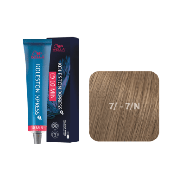 Coloration Permanente Koleston Xpress - Wella 7/ - 7/N
