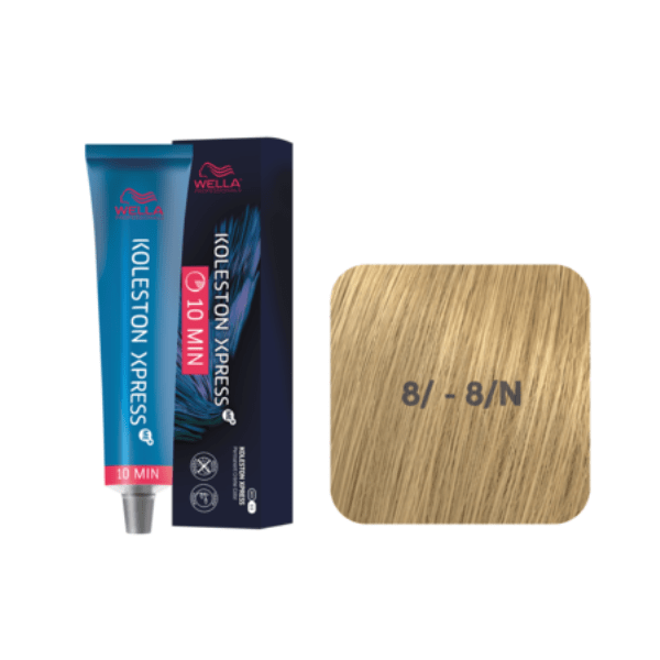 Coloration Permanente Koleston Xpress - Wella 8/ - 8/N