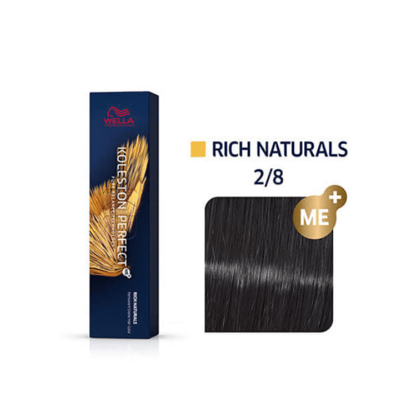 Coloration permanente niveaux 2-5 Koleston Perfect - Wella 2/8