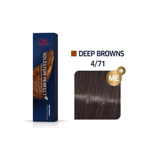 Coloration permanente niveaux 2-5 Koleston Perfect - Wella 4/71