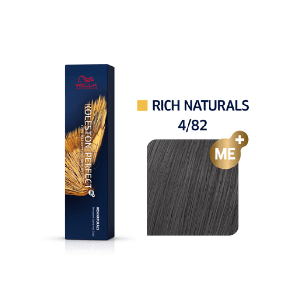Coloration permanente niveaux 2-5 Koleston Perfect - Wella 4/82