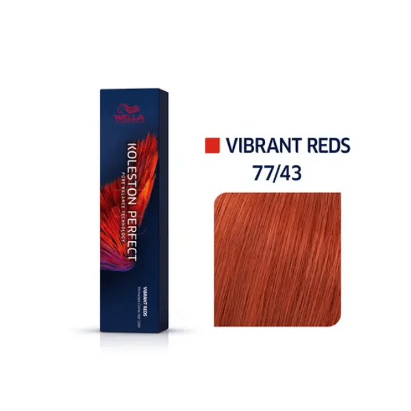 Coloration permanente niveaux 6-10 Koleston Perfect 77/43