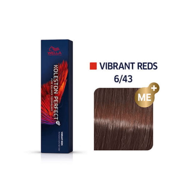 Coloration permanente niveaux 6-10 Koleston Perfect - Wella 6/43