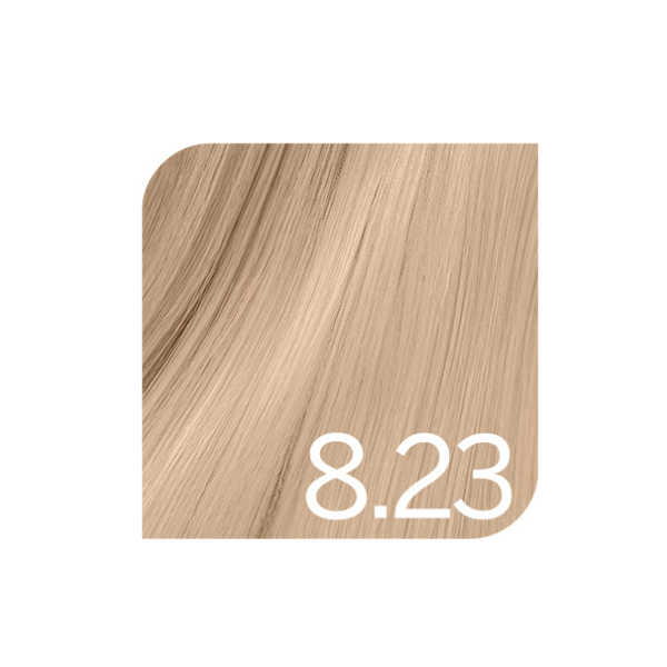 Coloration permanente Nude blond envoûtant Colorsmetique Revlonissimo 8.23