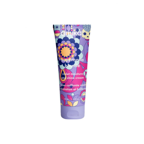 Crème coiffante violet hydratation et brillance Supernova Blonde Amika - Boutique du Cheveu