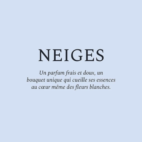 Crème de beauté pour le corps Neiges