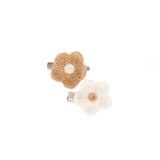 Daisy hair clip duo