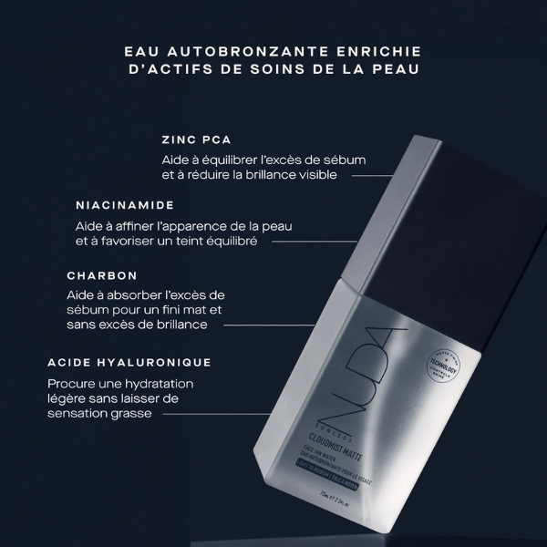 Eau autobronzante matifiante CLOUDMIST MATTE