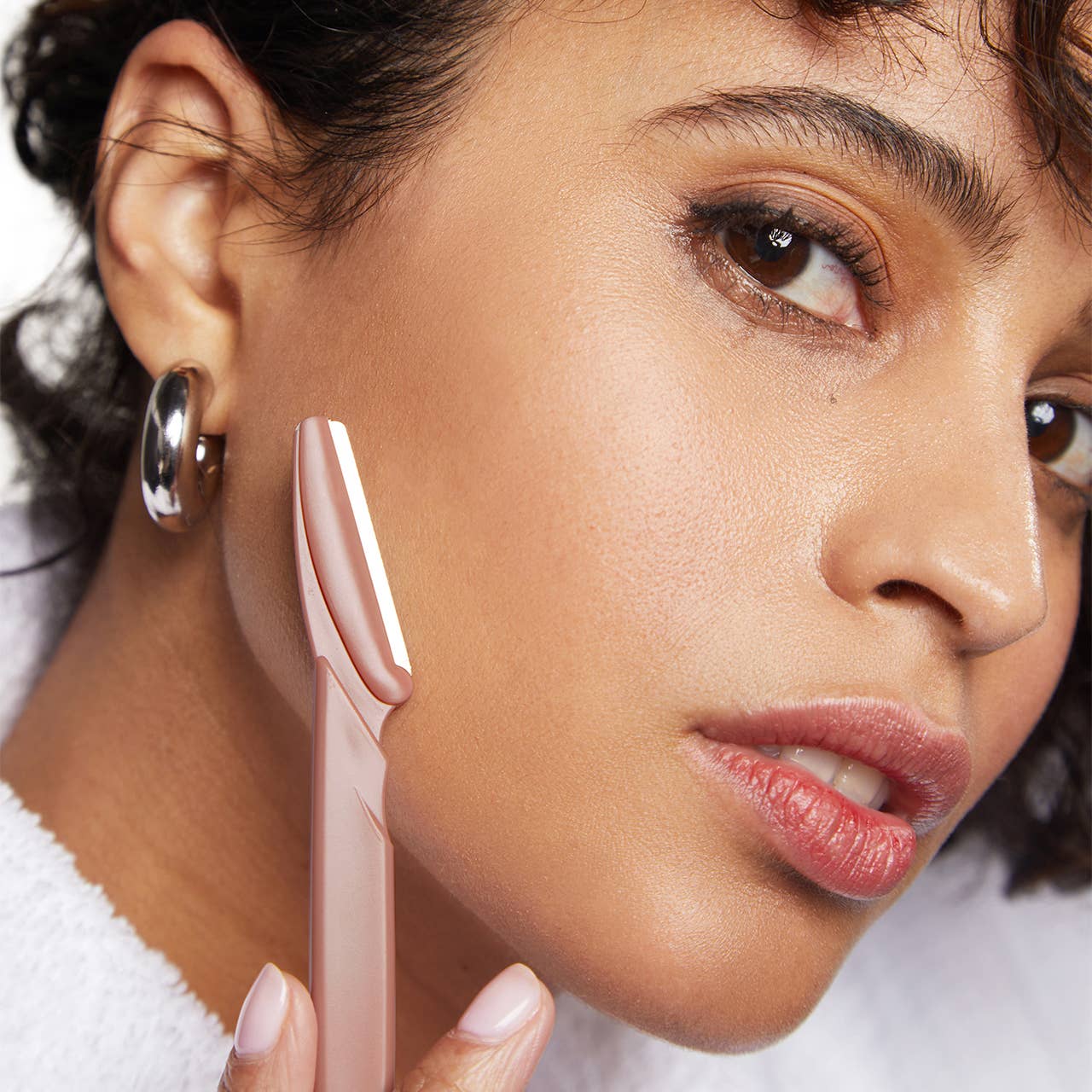 Ensemble de 12 dermaplaners en plastique recyclé - Terracotta