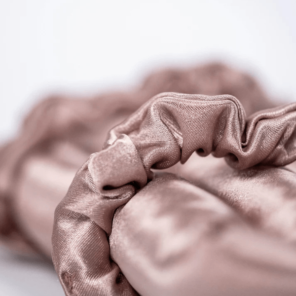 Ensemble de boucles sans chaleur en satin - Rose vintage