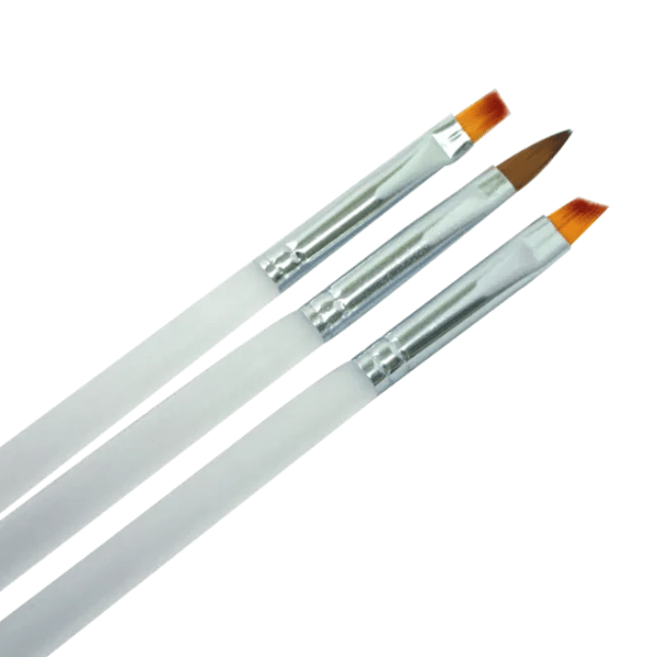 Ensemble de pinceaux gel uv à manche givré