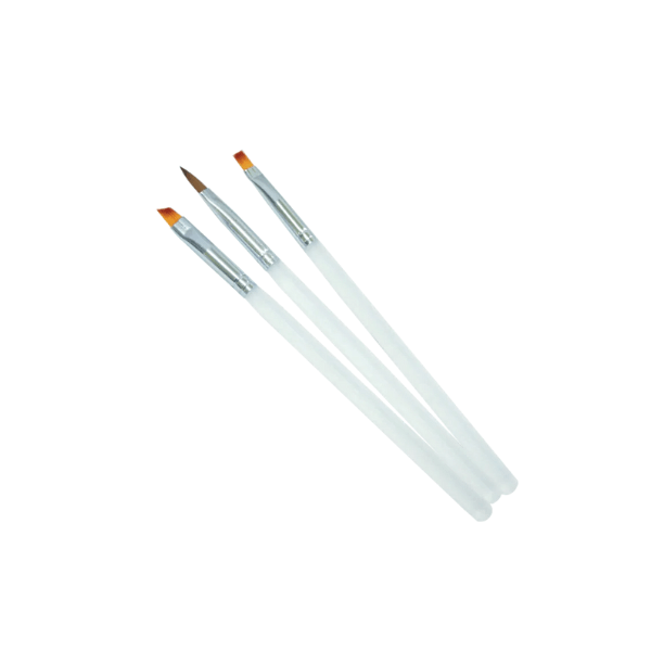 Ensemble de pinceaux gel uv à manche givré