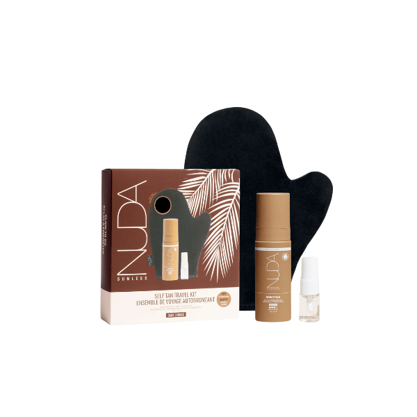 Ensemble de voyage autobronzant