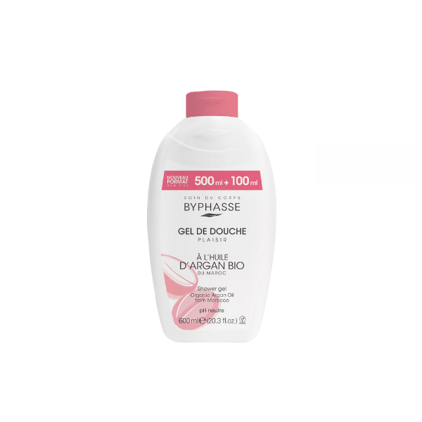 Gel de douche Plaisir à l'huile d'argan bio du Maroc 600 ml