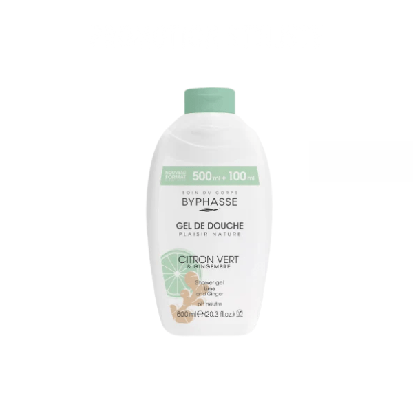 Gel de douche Plaisir Nature Citron Vert & Gingembre 600 ml