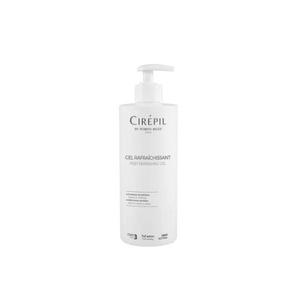 Gel rafraîchissant Post-Épilatoire Cirépil - Perron Rigot 500 ml