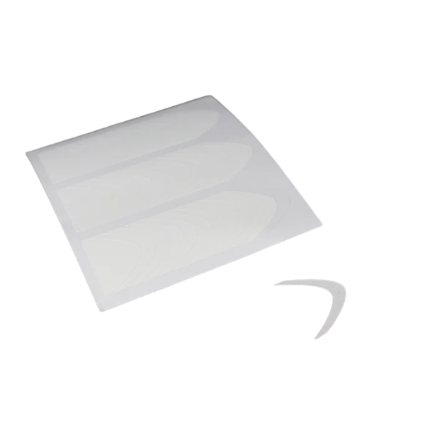 Guide de Papier Autocollant pour Manucure Française V Arrondi