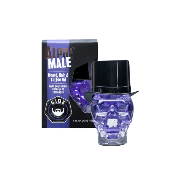 Huile pour barbe, cheveux et tatouages Alpha Male 29.6 ml