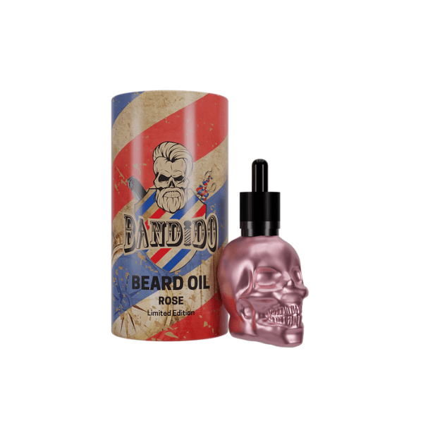 Huile rose pour la barbe