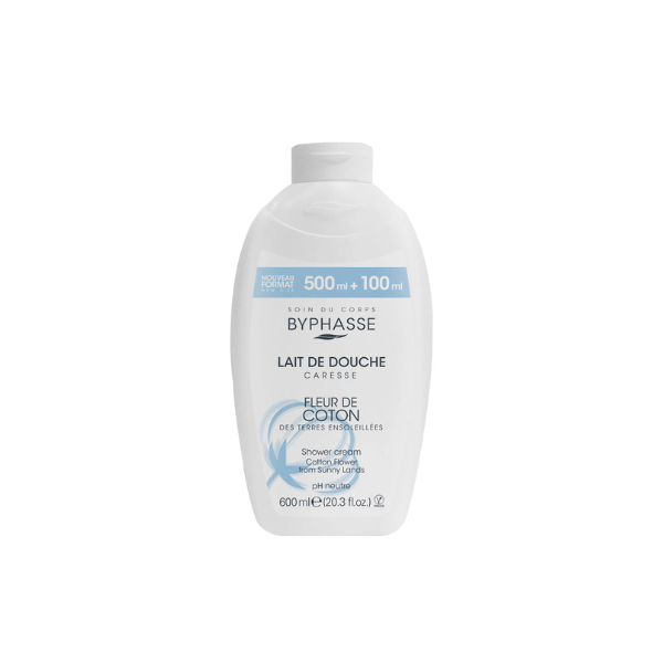 Lait de douche Caresse Fleur de Coton 600 ml