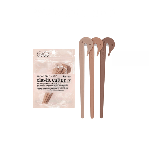 Lot de 3 couteaux élastiques écologiques, multicolores