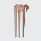 Lot de 3 couteaux élastiques écologiques, multicolores