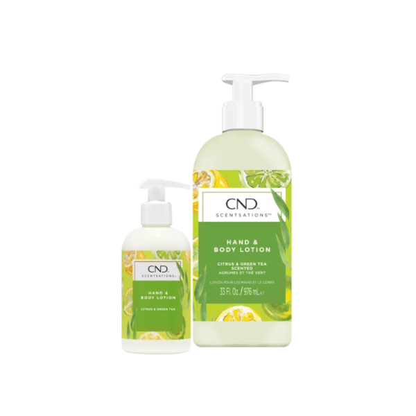 Lotion Agrumes & Thé vert Scentsations CND 976 ml