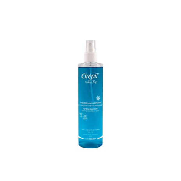 Lotion Bleue Assainissante Pré/Post-Épilatoire Cirépil - Perron Rigot 250 ml