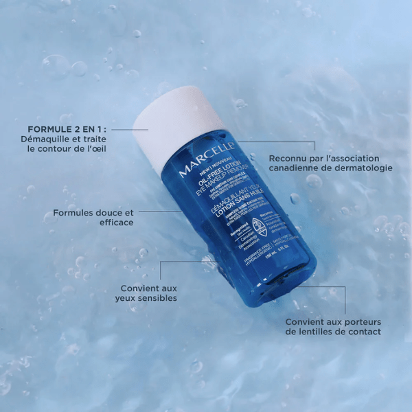 Lotion démaquillante sans huile pour les yeux
