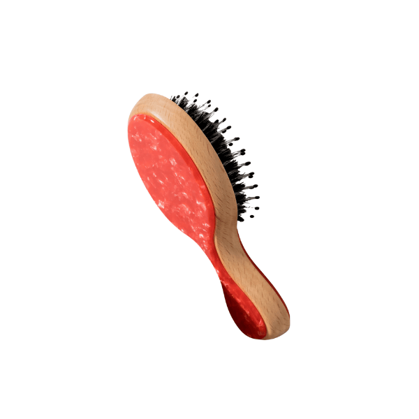 Mini brosse à cheveux Rouge