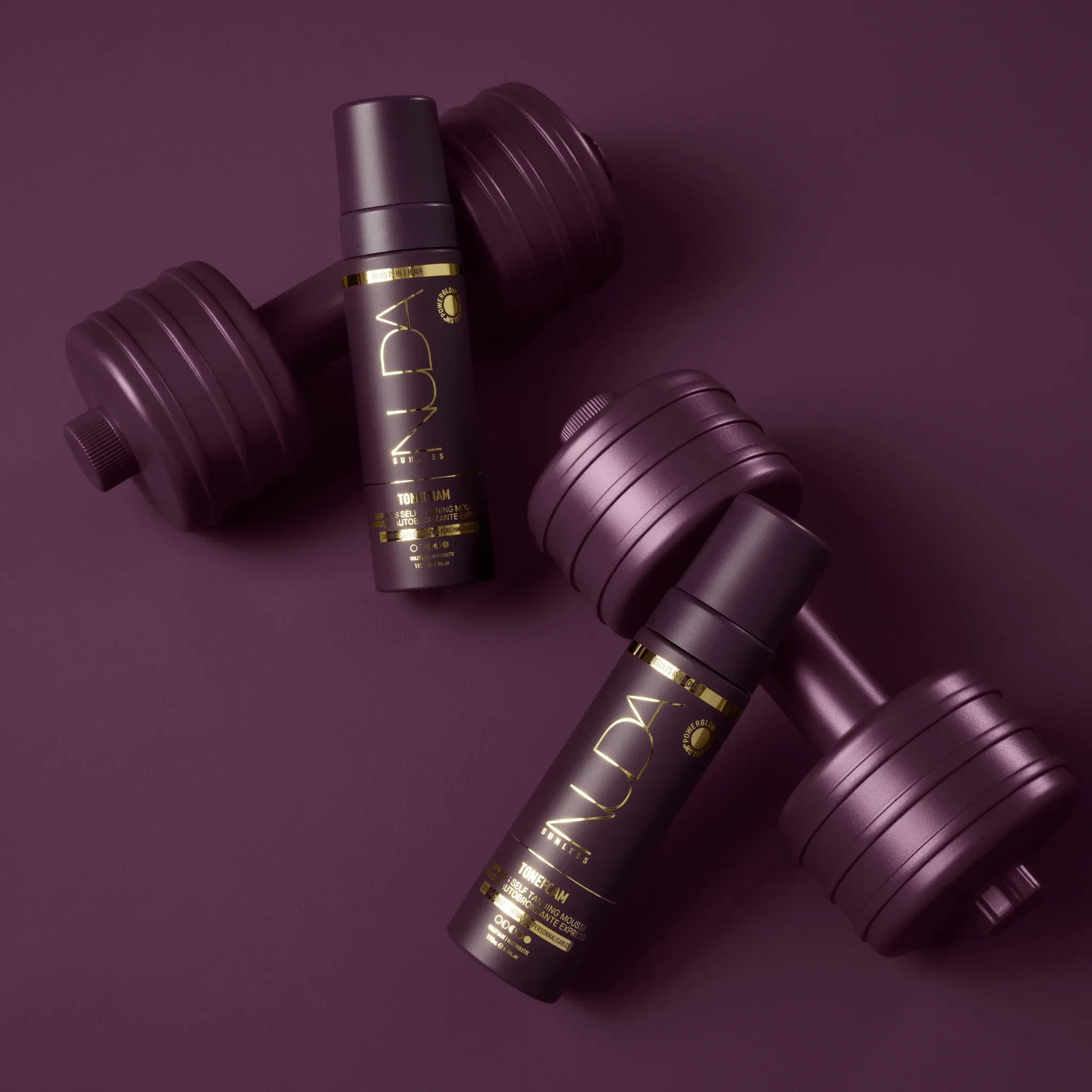 Mousse autobronzante express Violette TONEFOAM 190ml