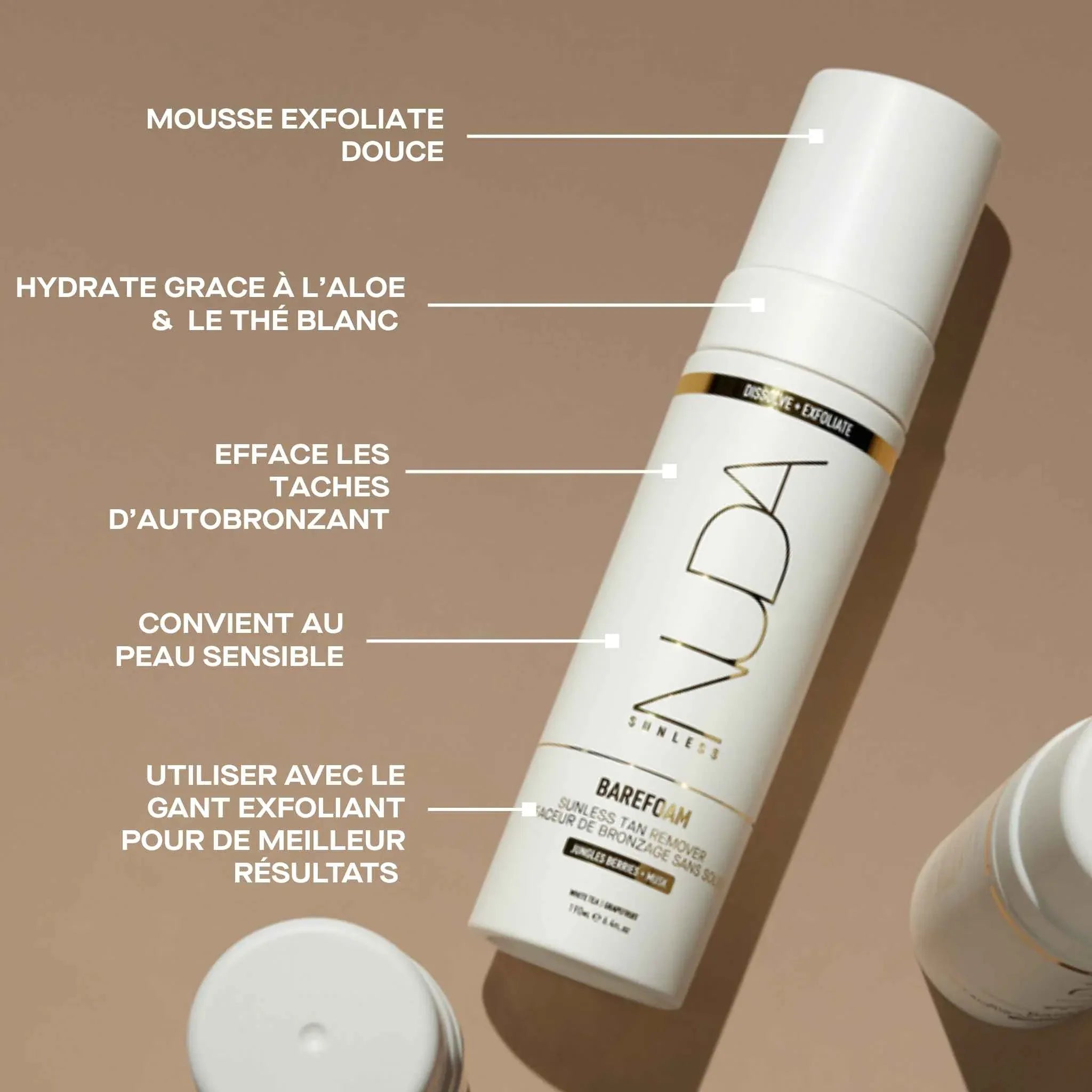 Mousse exfoliante BAREFOAM 190 ml