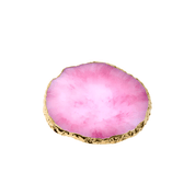 Pierre ronde en résine pour nail art Rose