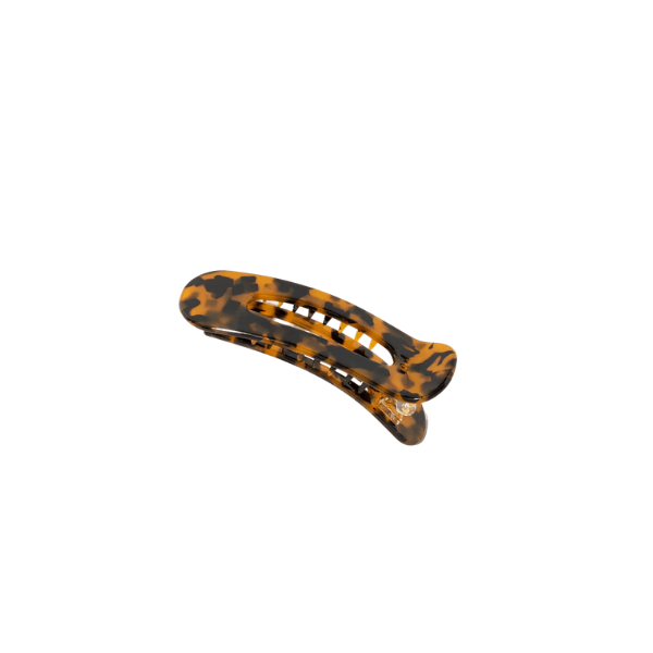 Pince à cheveux Flat Clips Brun foncé Long