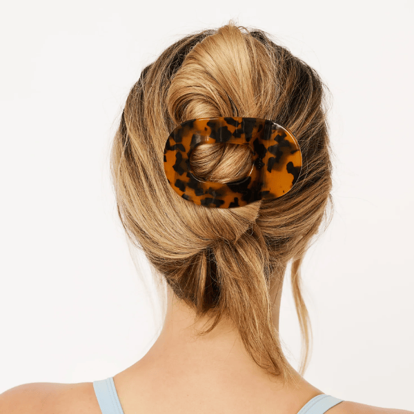 Pince à cheveux Flat Clips Brun foncé