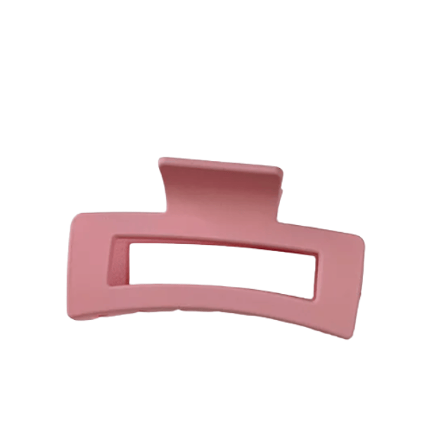 Pince à cheveux rectangulaire en résine