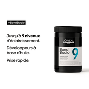 Poudre décolorante Multi-Techniques 9 Blond Studio 454 g